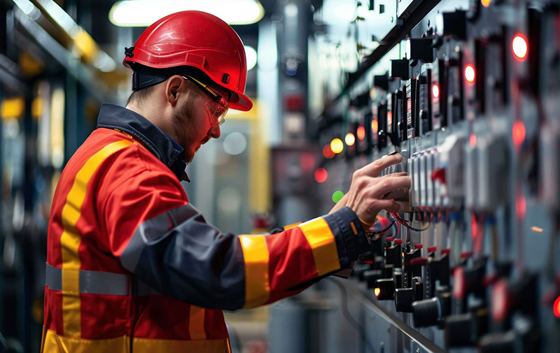 Ipari villanyszerelés és karbantartás
